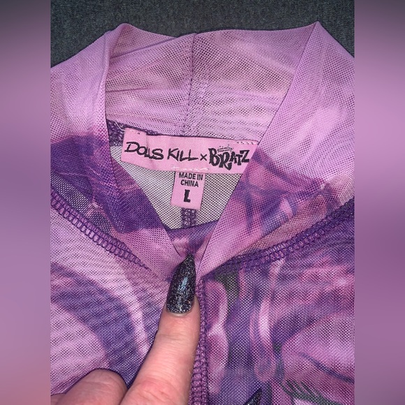 Dolls kill x Bratz mesh long sleeve - Picture 2 of 2